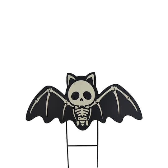 17" Glow-in-the-Dark Bat Metal Yard Stake by Ashland®